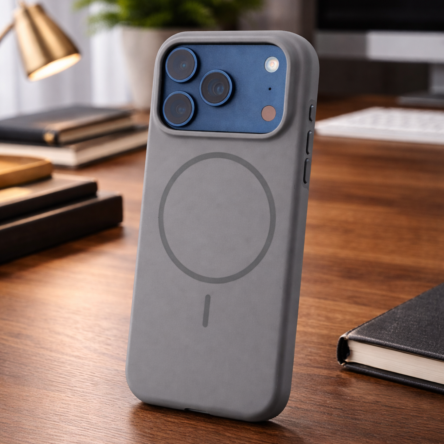 TEKNE Solid Duo MagSafe case for iPhone 17 Pro- Grey