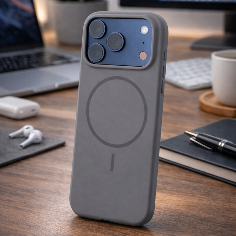 TEKNE Solid Duo MagSafe case for iPhone 17 Pro- Grey Get best offers for TEKNE Solid Duo MagSafe case for iPhone 17 Pro- Grey