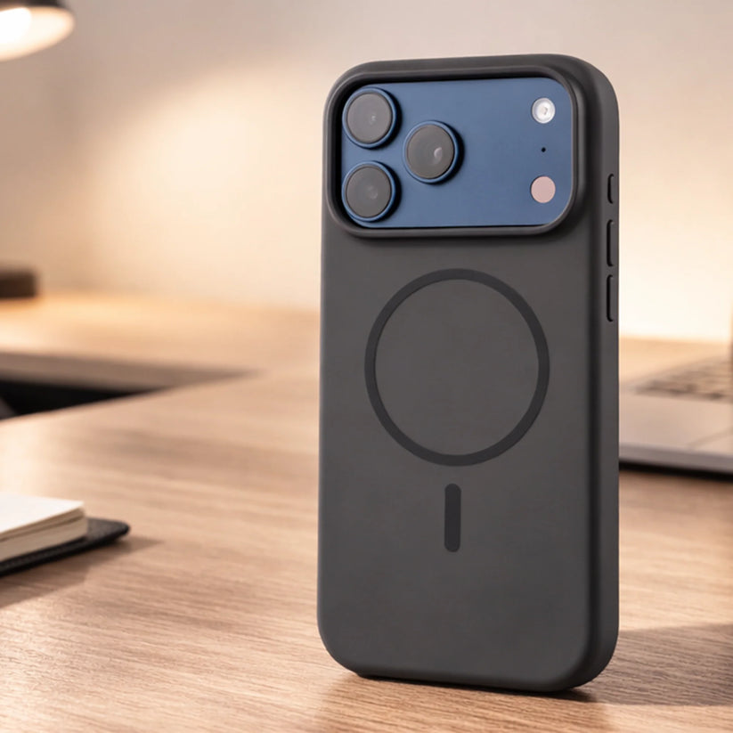 TEKNE Solid Duo MagSafe case for iPhone 17 Pro max- Grey Get best offers for TEKNE Solid Duo MagSafe case for iPhone 17 Pro max- Grey