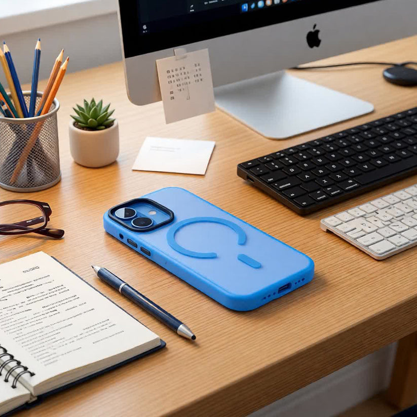 TEKNE Armour Matte Case for iPhone 17 -Blue Get best offers for TEKNE Armour Matte Case for iPhone 17 -Blue