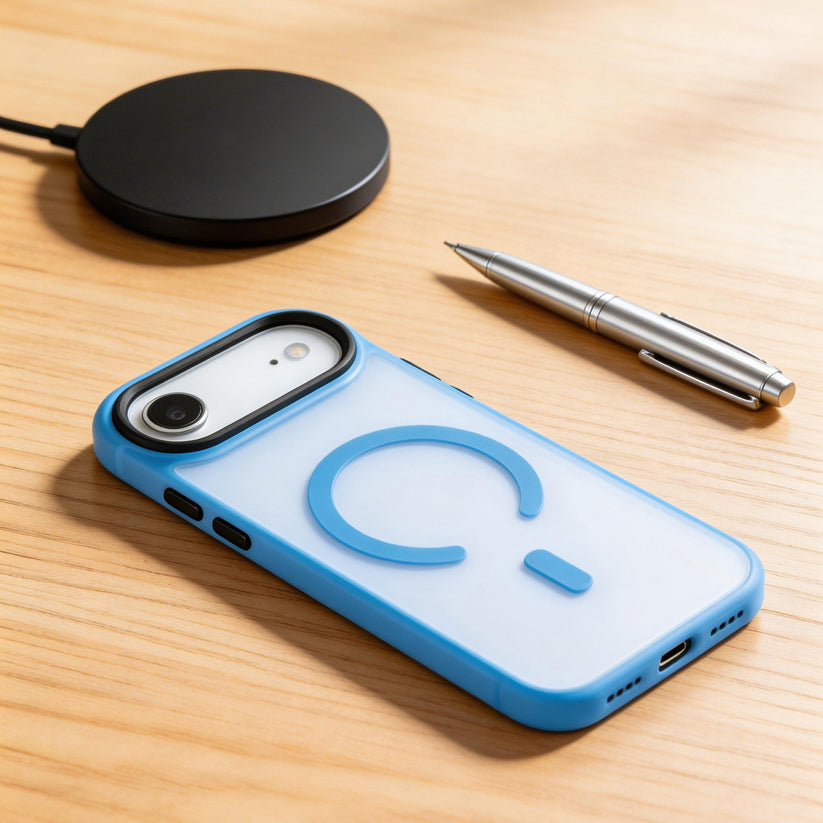 TEKNE Armour Matte Case for iPhone 17 Air-Blue Get best offers for TEKNE Armour Matte Case for iPhone 17 Air-Blue