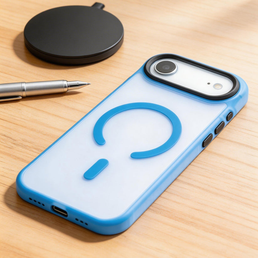 TEKNE Armour Matte Case for iPhone 17 Air-Blue Get best offers for TEKNE Armour Matte Case for iPhone 17 Air-Blue