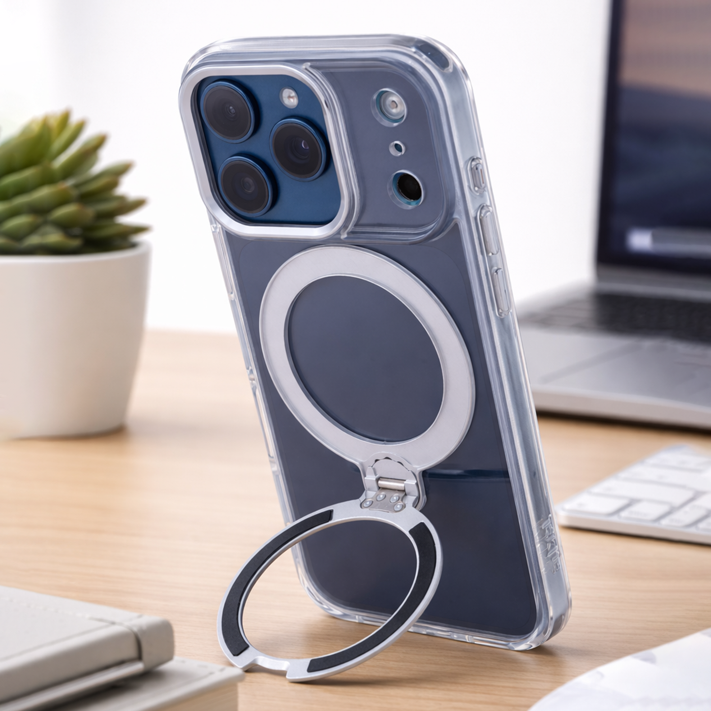 TEKNE Crystal360 Case for iPhone 17 Pro-Transparent
