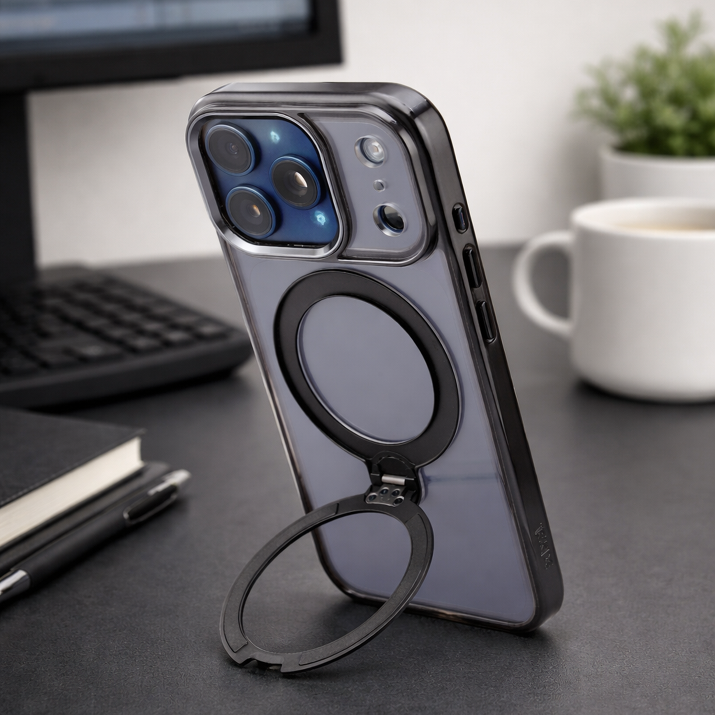 TEKNE Crystal360 Case for iPhone 17 Pro-Black