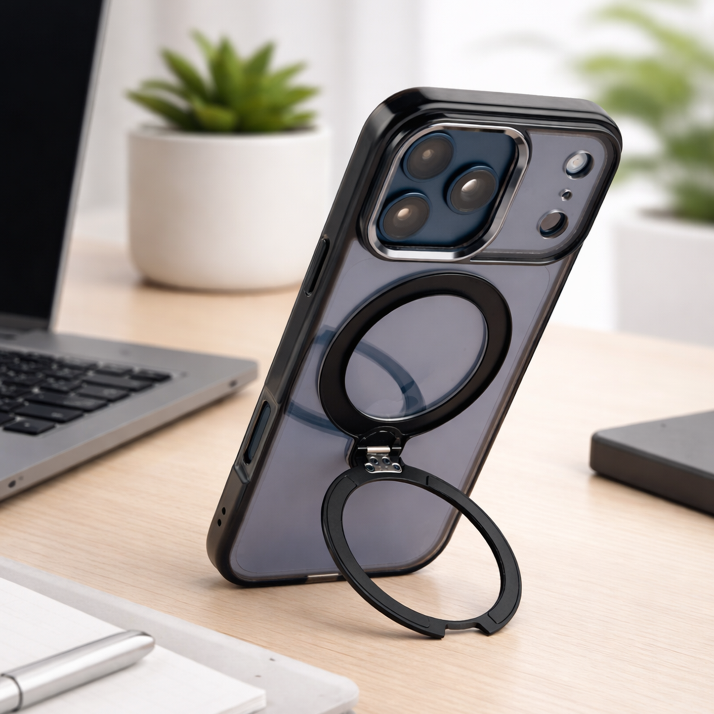 TEKNE Crystal360 Case for iPhone 17 Pro Max-Black