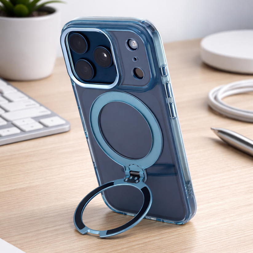 TEKNE Crystal360 Case for iPhone 17 Pro-Blue Get best offers for TEKNE Crystal360 Case for iPhone 17 Pro-Blue