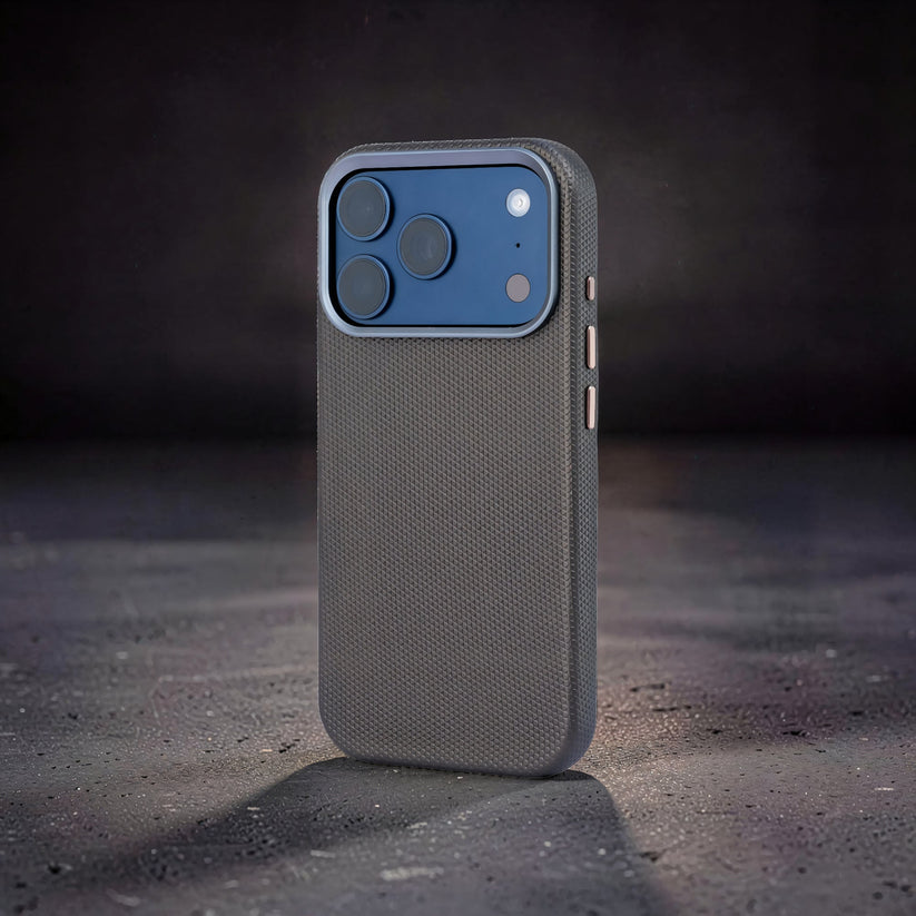 TEKNE Textura Vegan Leather Case for iPhone 17 Pro-Grey Get best offers for TEKNE Textura Vegan Leather Case for iPhone 17 Pro-Grey