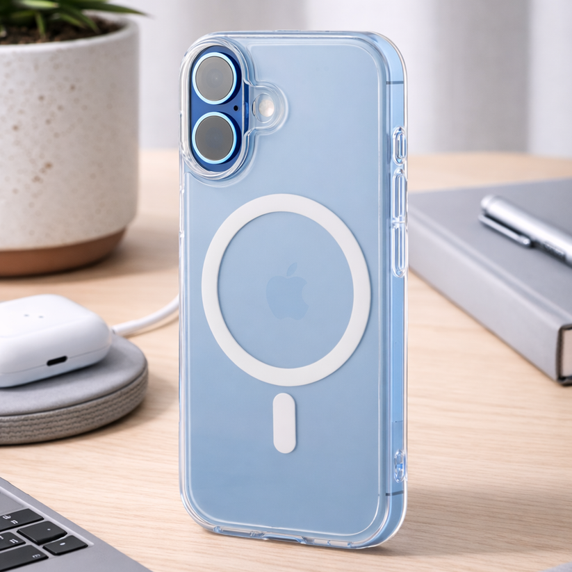 TEKNE Crystal Hybrid Case  for iPhone 17-Clear Get best offers for TEKNE Crystal Hybrid Case  for iPhone 17-Clear