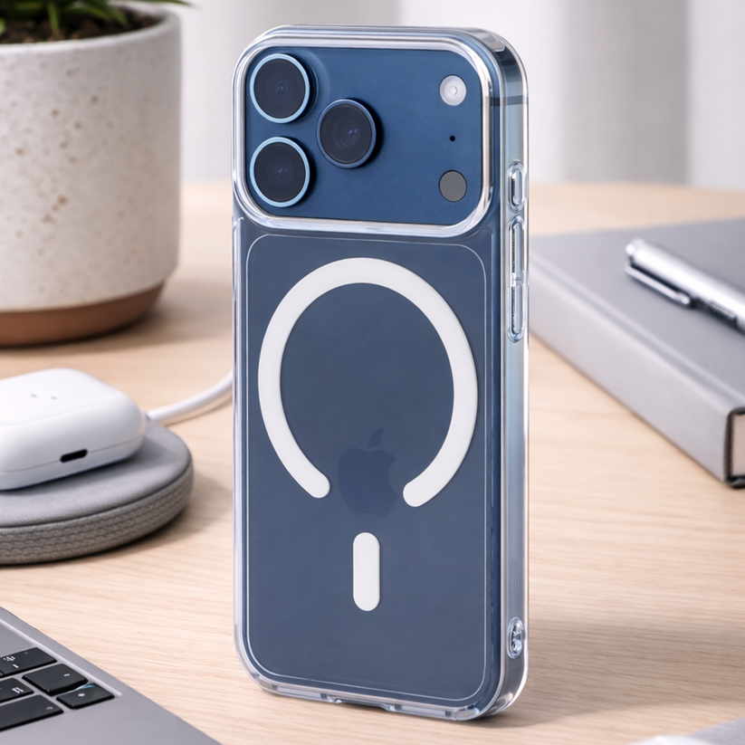 TEKNE Crystal Hybrid Case  for iPhone 17 Pro-Clear Get best offers for TEKNE Crystal Hybrid Case  for iPhone 17 Pro-Clear