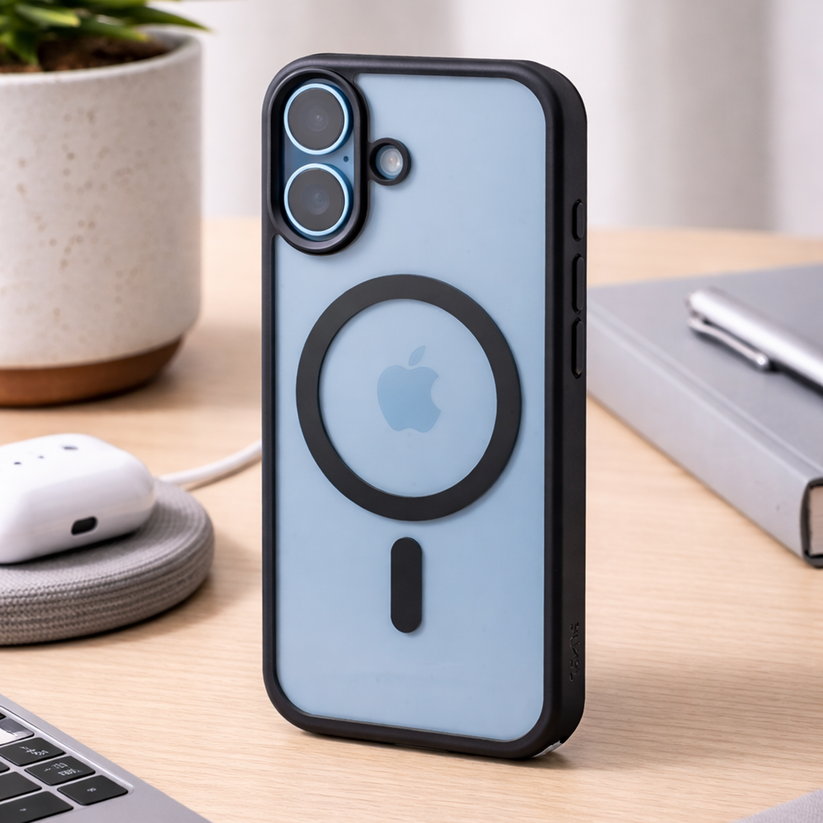 TEKNE Hybrid Protective case for iPhone 17-Black Get best offers for TEKNE Hybrid Protective case for iPhone 17-Black