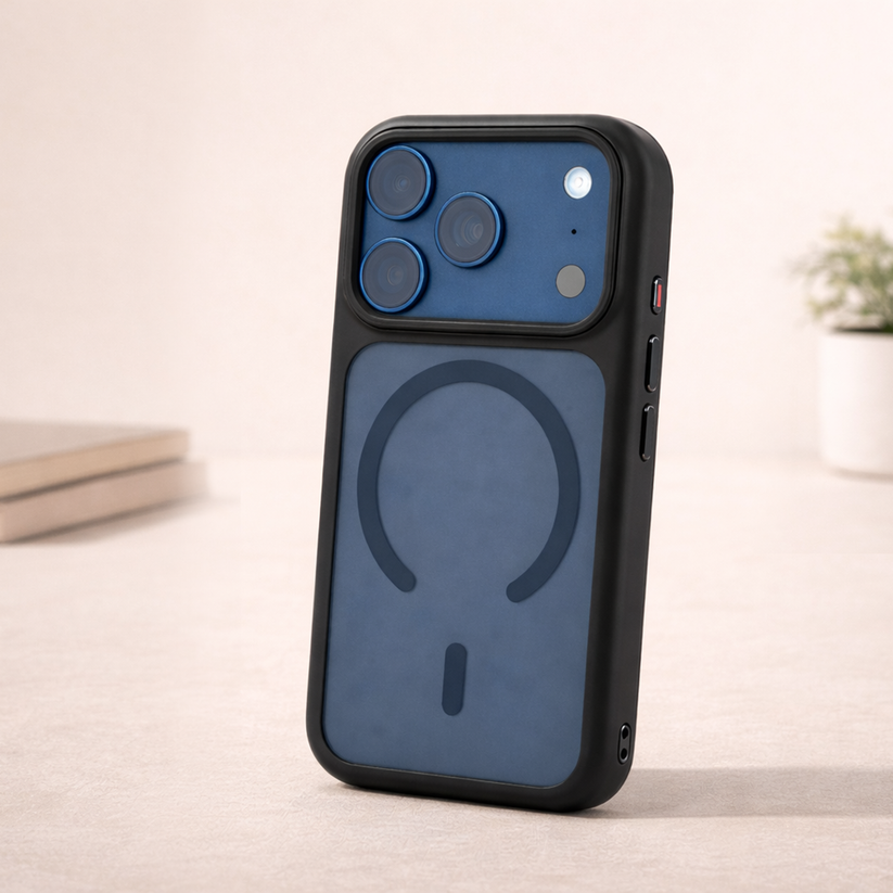 TEKNE Hybrid Frost Matte case   for iPhone 17 Pro-Black Get best offers for TEKNE Hybrid Frost Matte case   for iPhone 17 Pro-Black