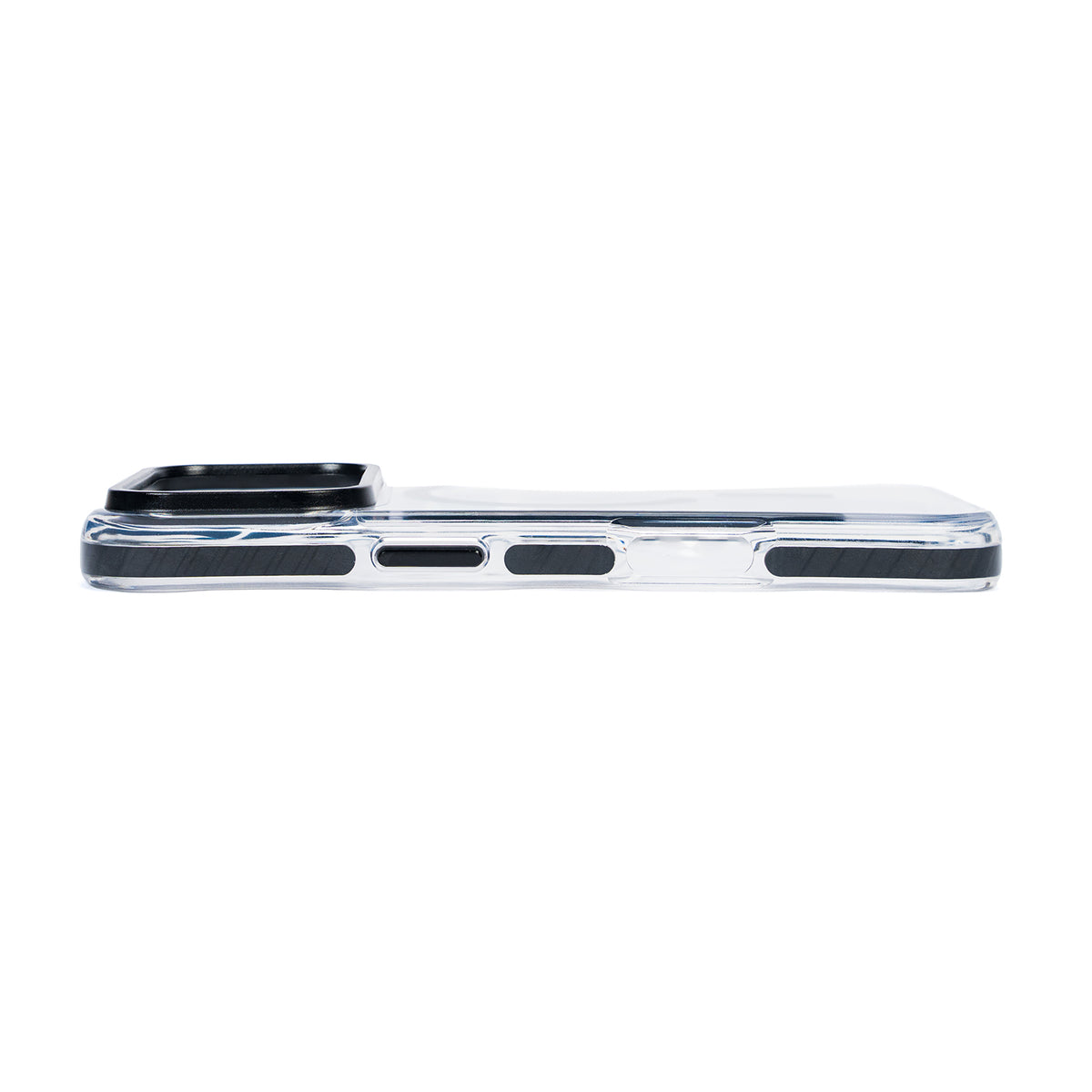 Tekne clear vault case for iPhone 18 Pro- Black