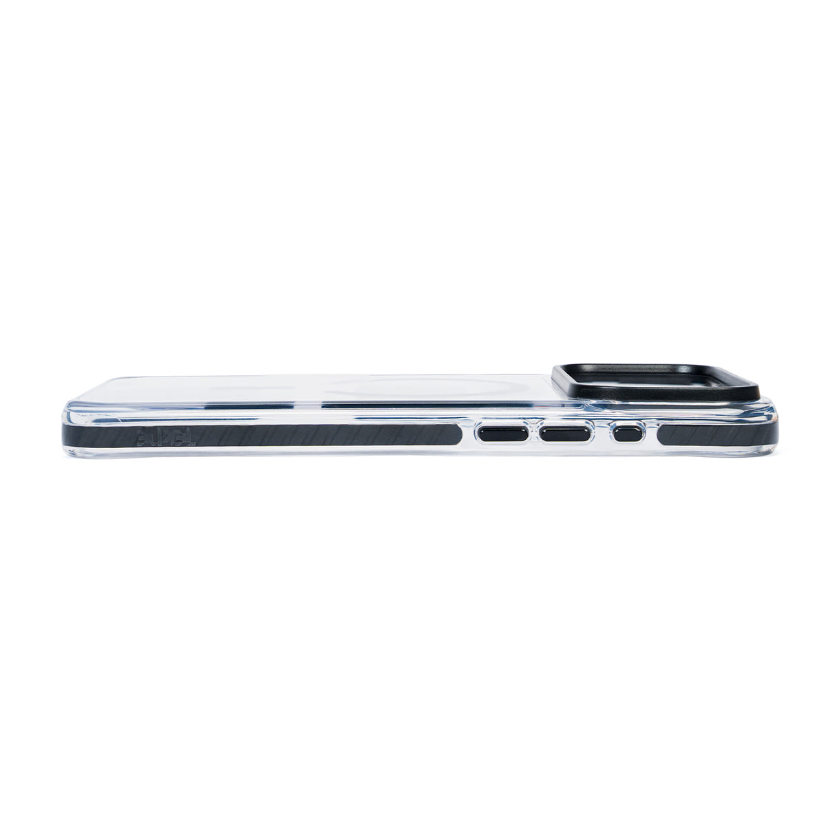 Tekne clear vault case for iPhone 18 ProMax- Black