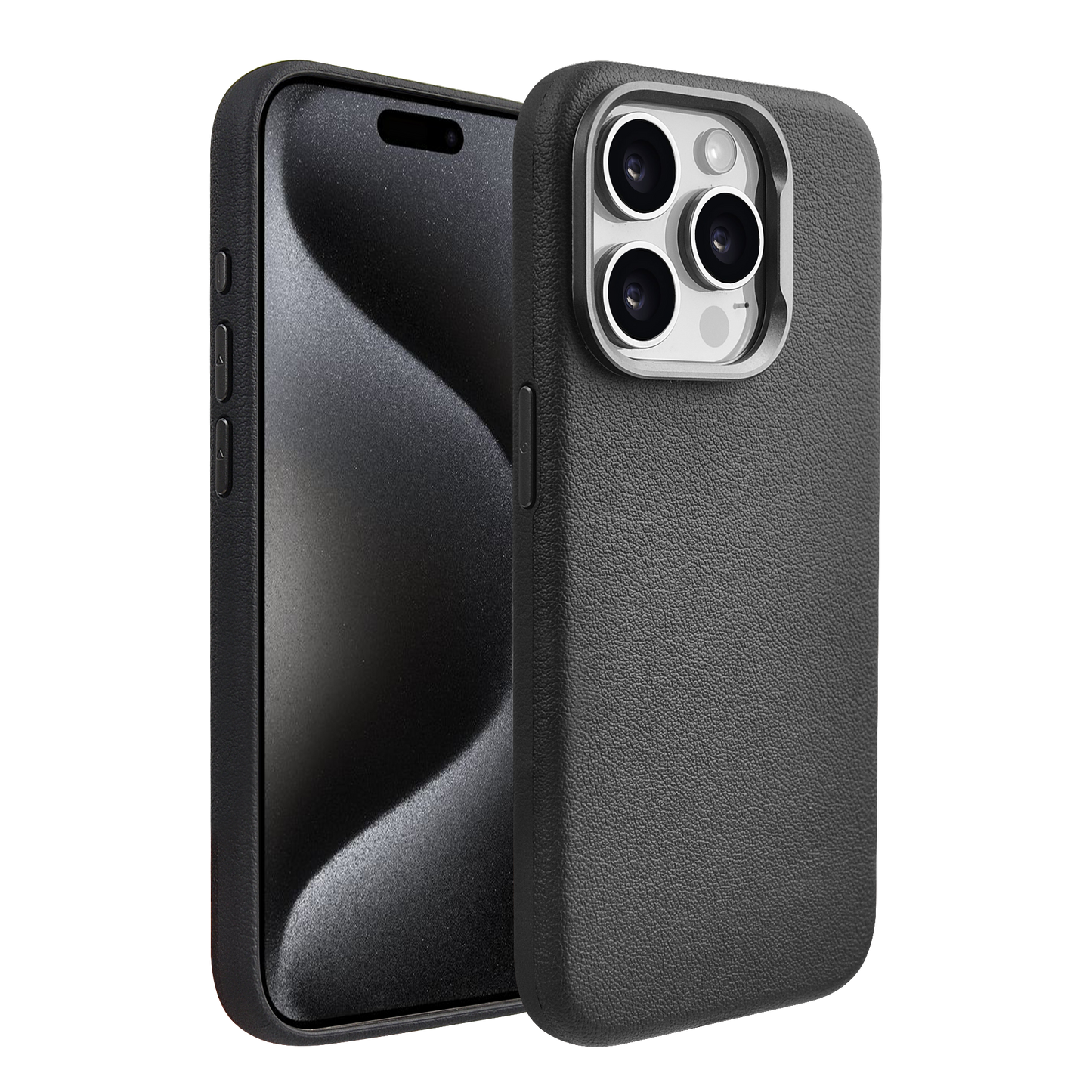 Pulse THOR Leather case for iPhone 15 Pro-Black