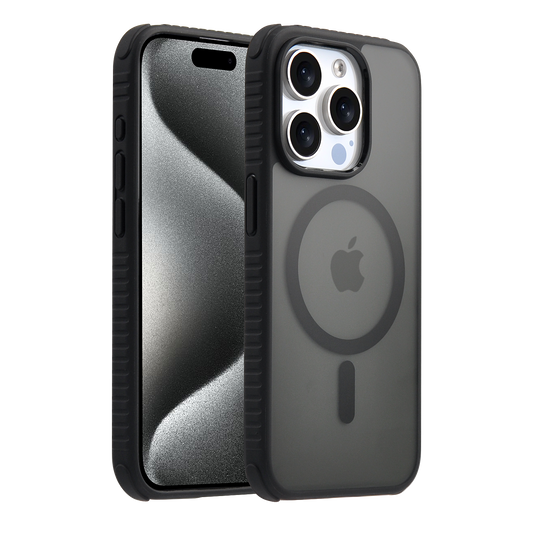Pulse Tire magsafe case for iPhone 15 Pro Max Black
