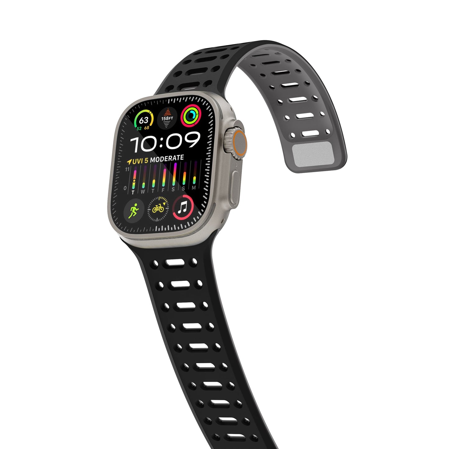 TEKNE Combat Dual-Tone Silicone Band | Waterproof, Flexible Strap 