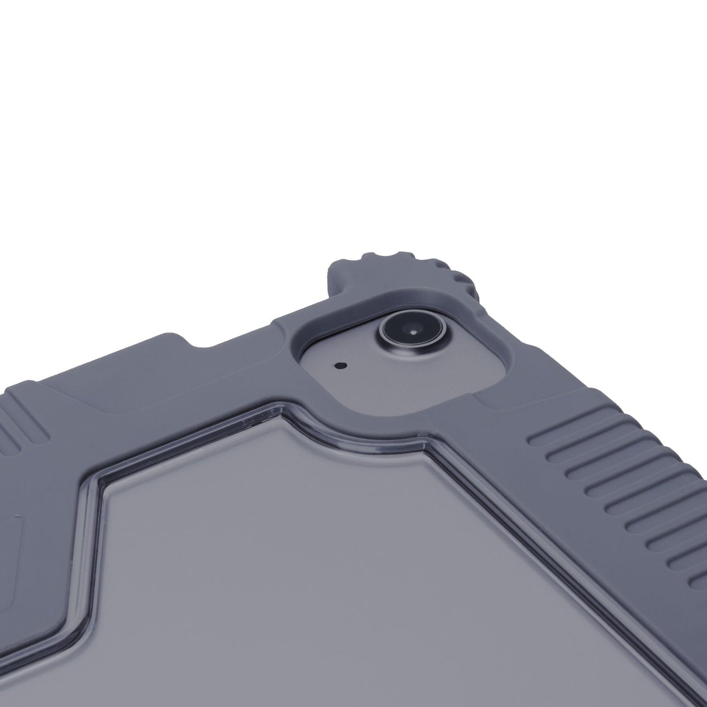 TEKNE Shockproof Vegan Leather Case for iPad Air 13 M2 | Stand Function | Drop Protection - Grey