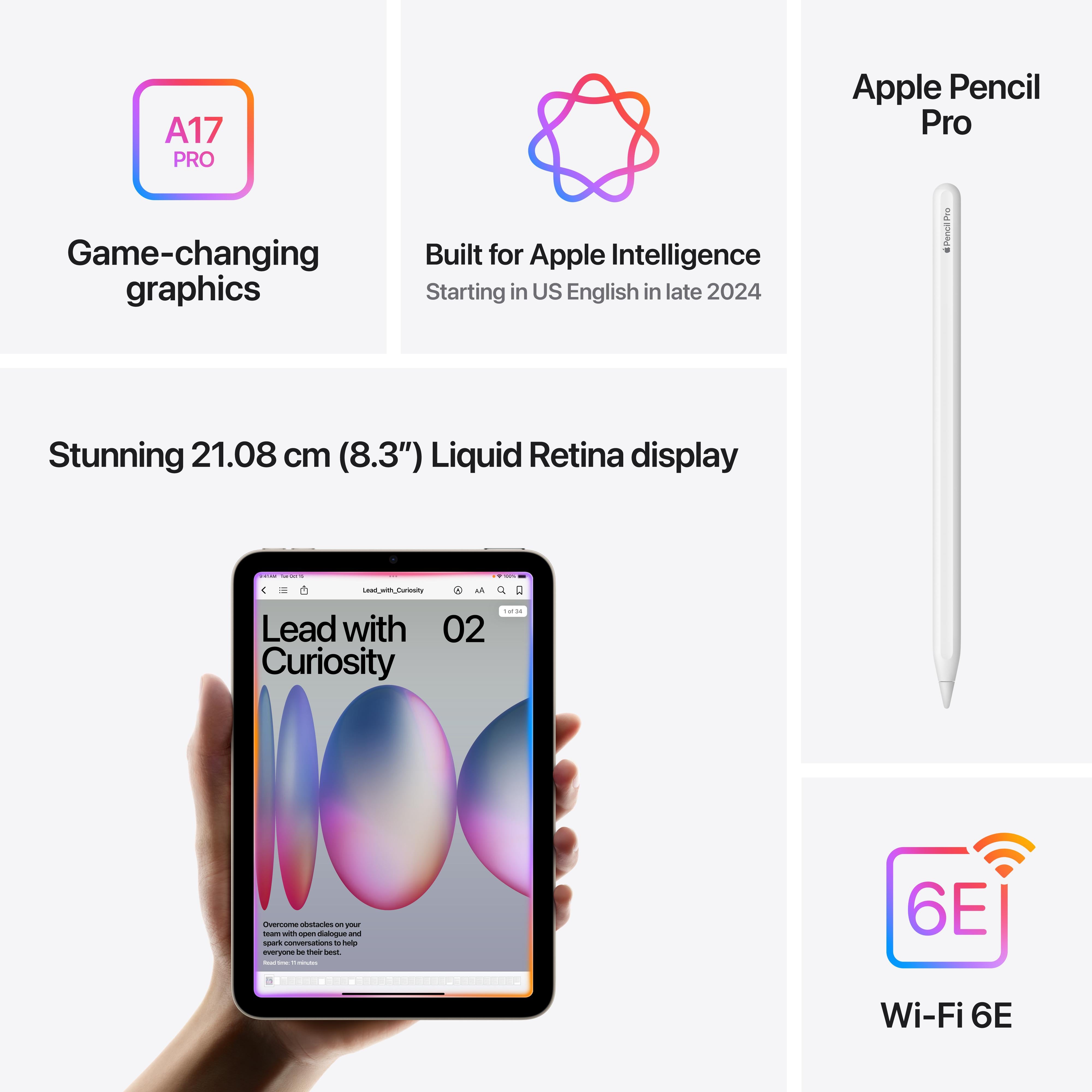 iPad mini Wi-Fi 256GB - Purple (A17 Pro) – Imagine Store -08/05/2026