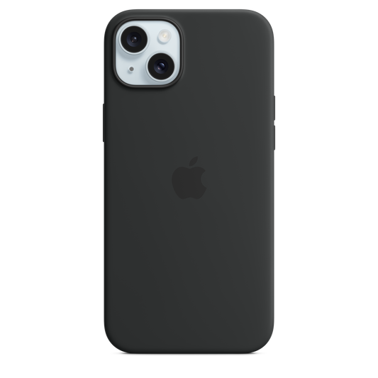 iPhone¬†15¬†Plus Silicone Case with MagSafe - Black
