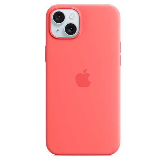 iPhone¬†15¬†Plus Silicone Case with MagSafe - Guava