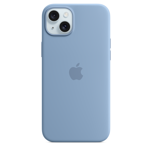iPhone¬†15¬†Plus Silicone Case with MagSafe - Winter¬†Blue