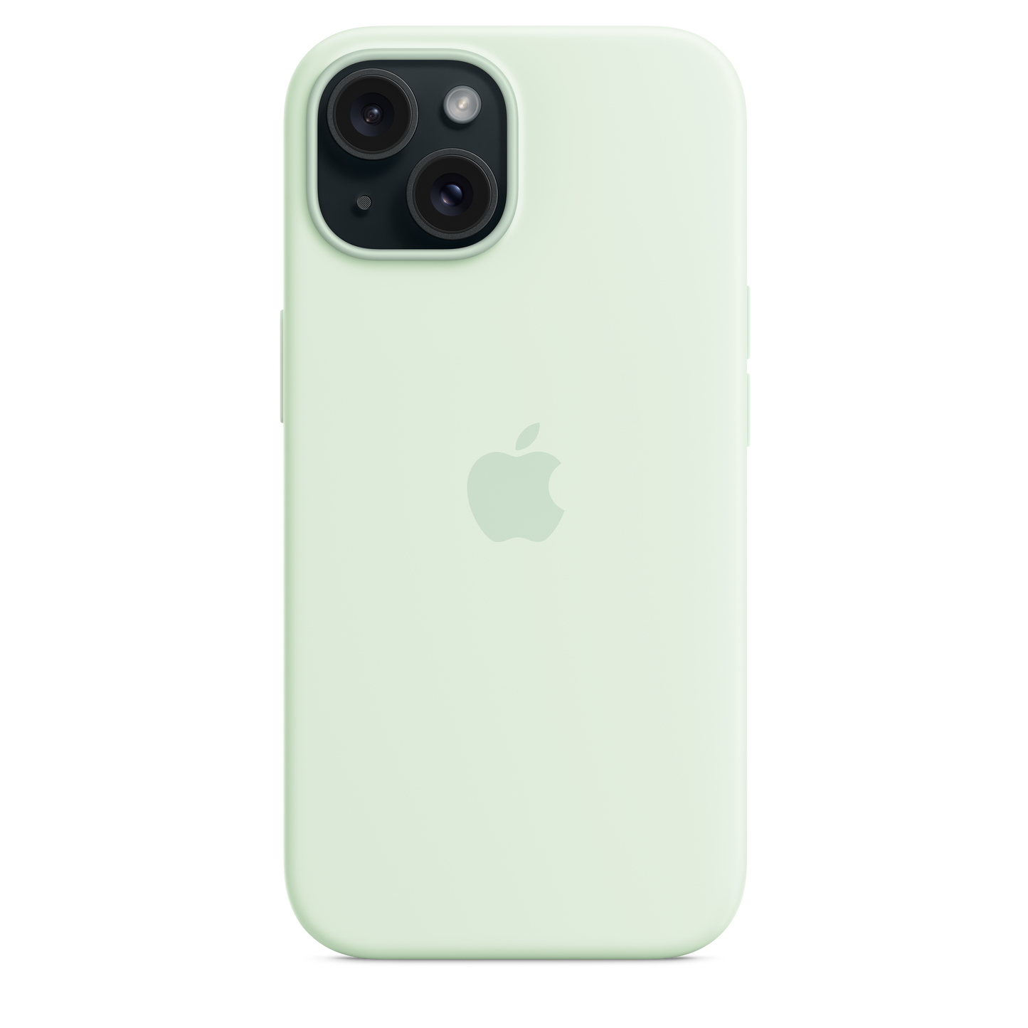 iPhone 15 Silicone Case with MagSafe - Soft Mint