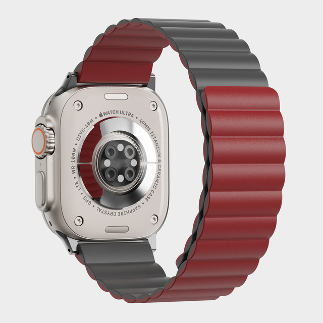 Tekne Reversible Classic Silicone Magnetic Band | Dual-Sided, Magnetic, Waterproof Strap 