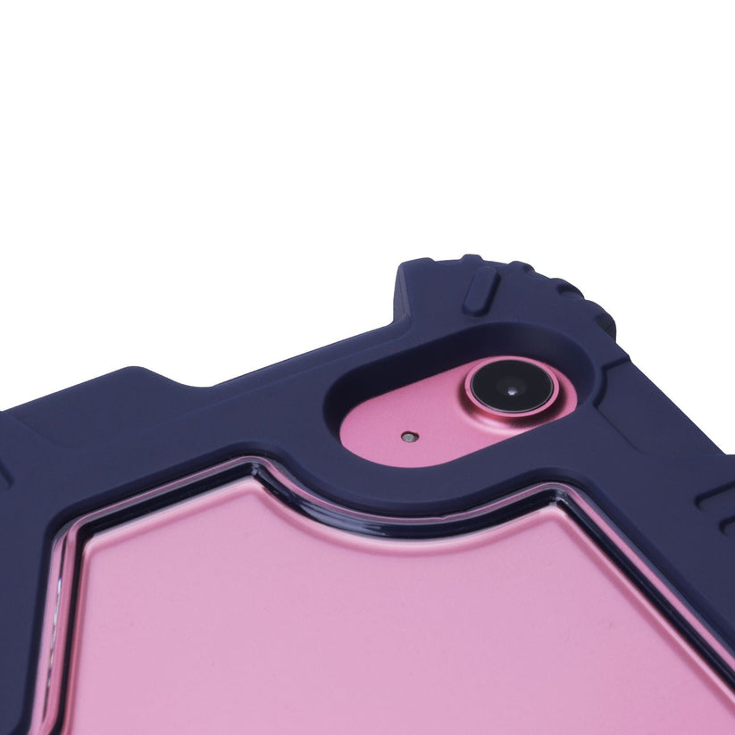 TEKNE Shockproof Vegan Leather Case for iPad 10th Gen 10.9 inch | Stand Function | Drop Protection - Blue Get best offers for TEKNE Shockproof Vegan Leather Case for iPad 10th Gen 10.9 inch | Stand Function | Drop Protection - Blue