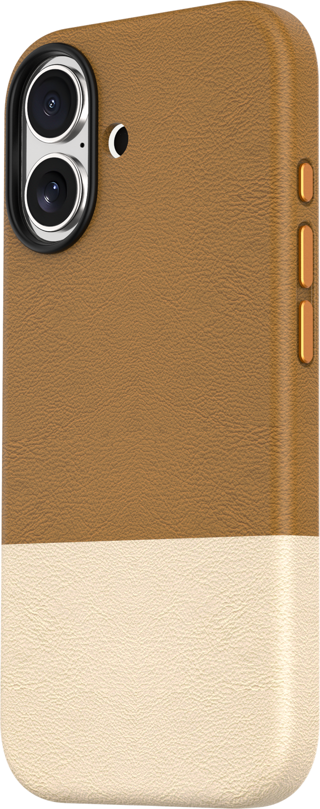 TEKNE DualTone Vegan Leather Case for iPhone 17-Brown Get best offers for TEKNE DualTone Vegan Leather Case for iPhone 17-Brown