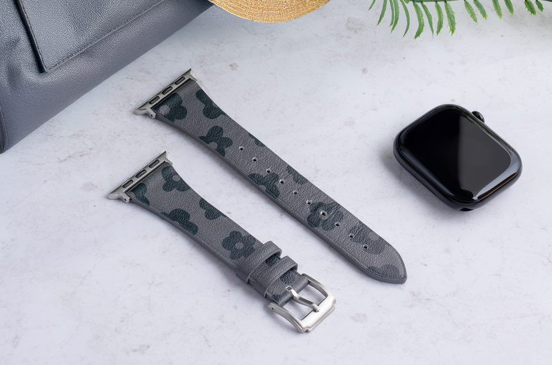 Tekne FLORO Leather Band | Printed Genuine Leather, Durable, Stylish Strap 