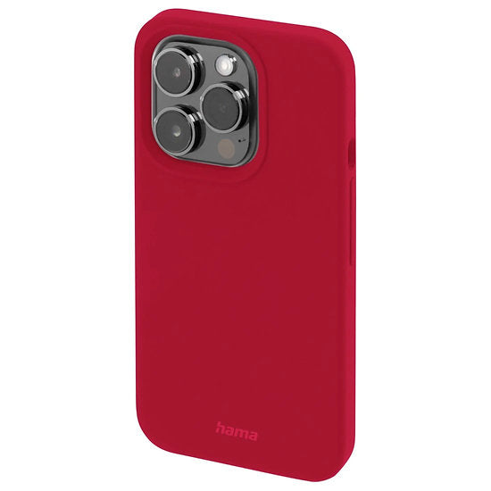 HAMA MagCase Finest Feel PRO Cover for iPhone 14 Pro, Red