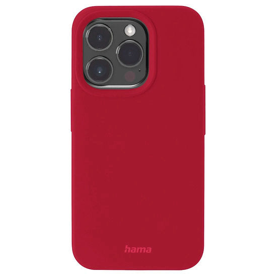 HAMA MagCase Finest Feel PRO Cover for iPhone 14 Pro, Red
