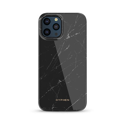 HYPHEN LUXE Marble Case - Black - iPhone 13 Pro