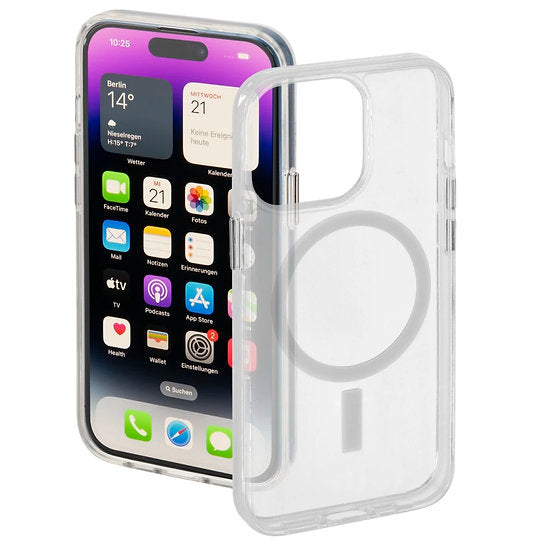HAMA MagCase Safety Cover for iPhone 14 Pro, Transparent