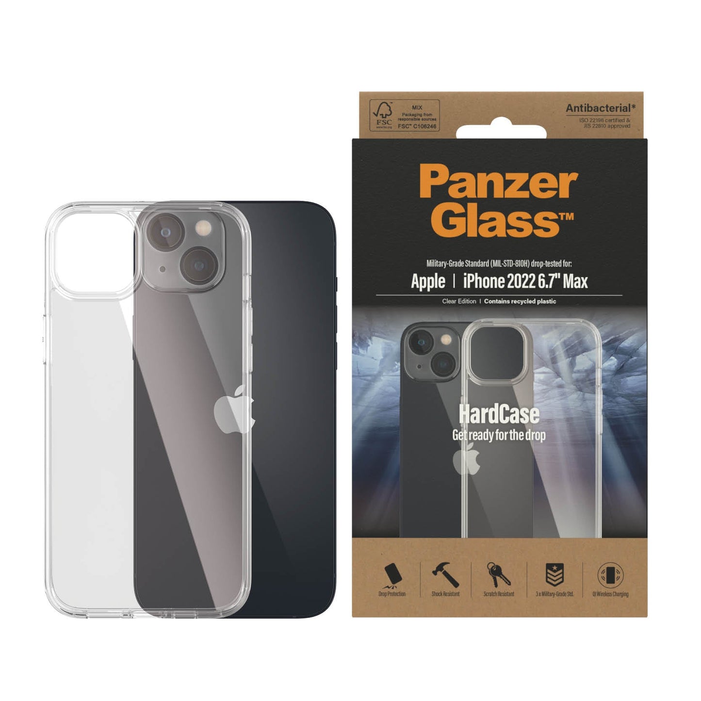 PanzerGlass™ HardCase for iPhone 14 Plus - Clear Edition