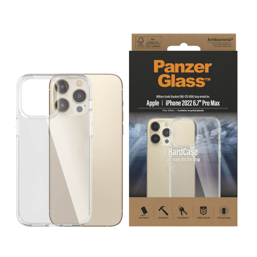 PanzerGlass™ HardCase Apple iPhone 14 Pro Max | Clear | Transparent - 404