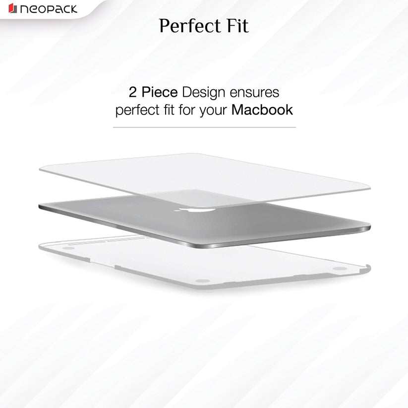 Case Mod Clear Shell Neopack iShield Crystal Clear Shell Case for MacBook Air 13-inch 2018 ...