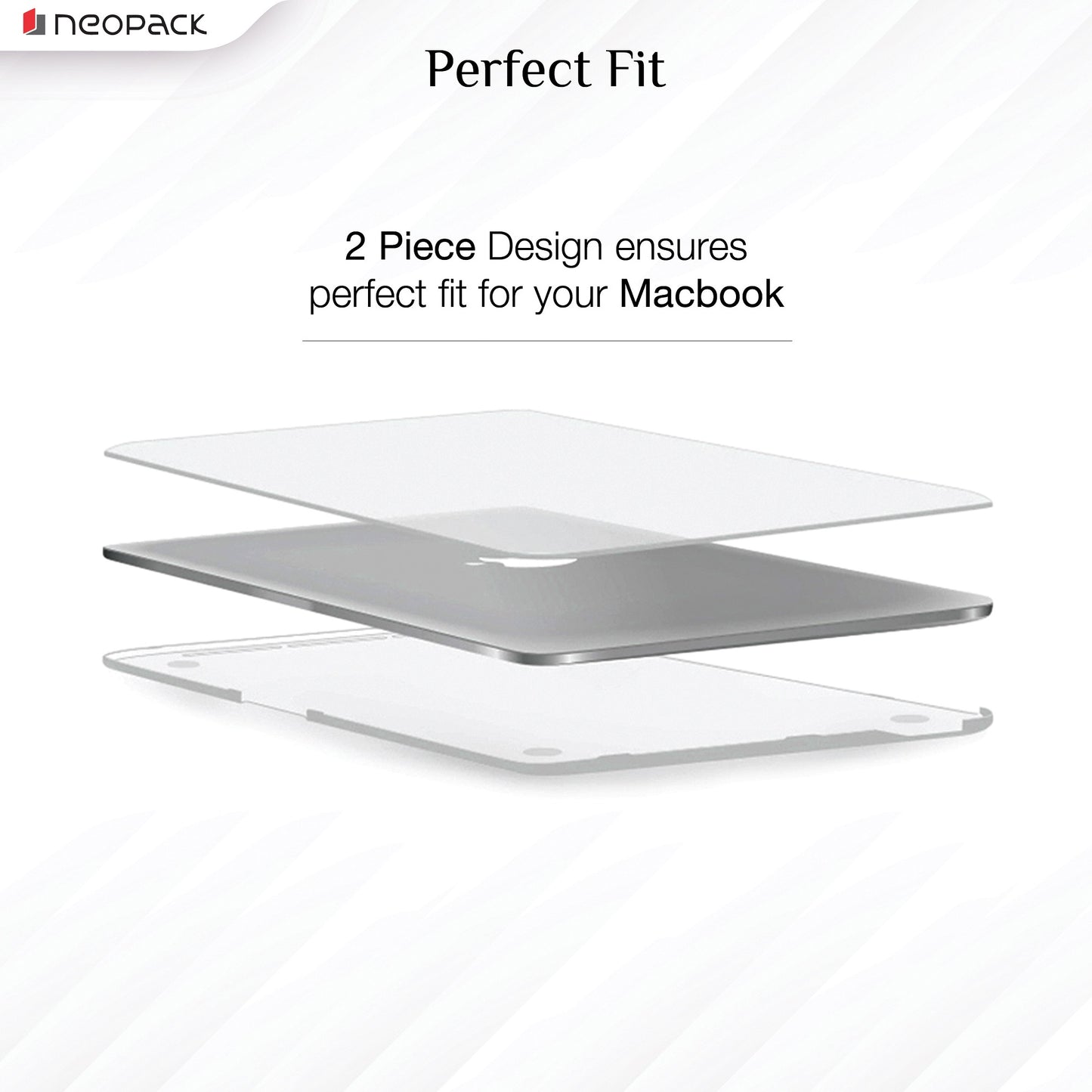 Clear Shell Netbook Neopack iShield Crystal Clear Shell Case for MacBook Air 13-inch 2018 ...