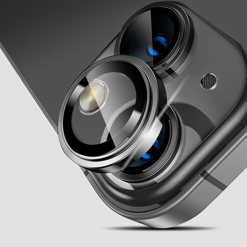 Imak Black Glass Camera Lens Protector for iPhone 13