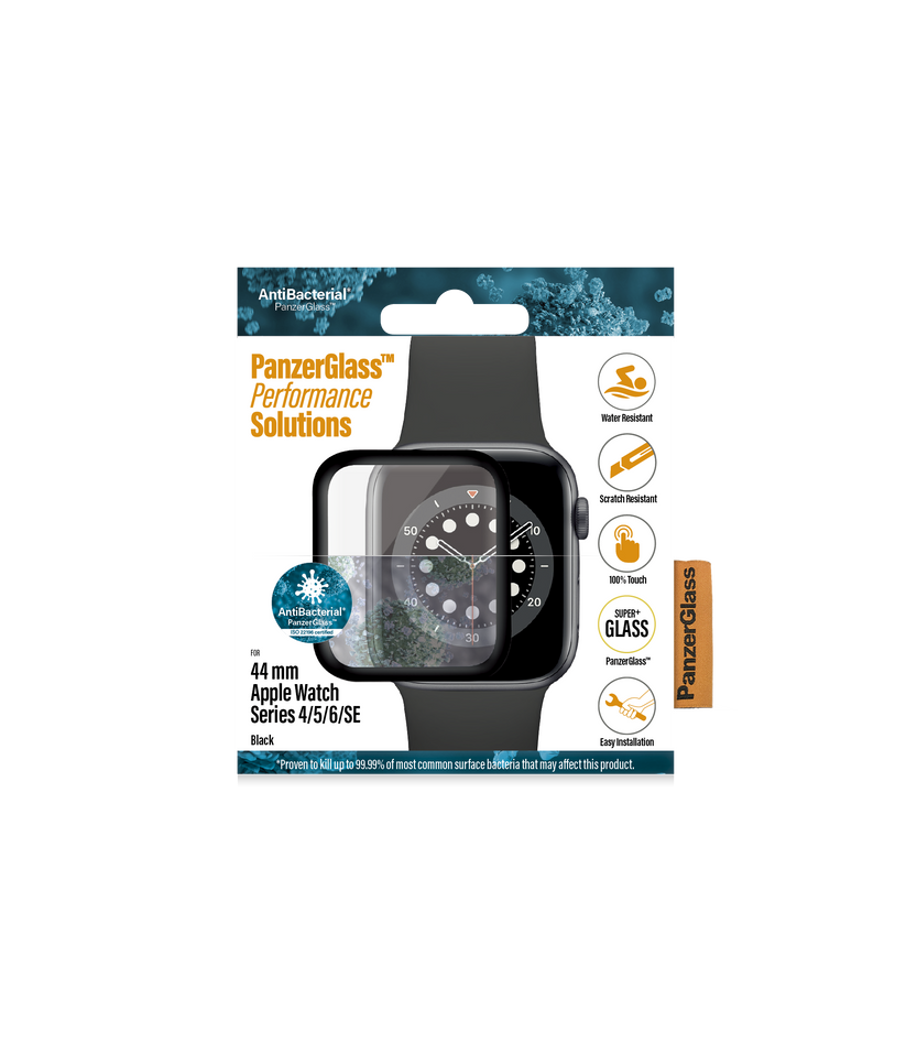 PanzerGlass Apple Watch Series 4 5 44mm Black Super Glass Imagine Store 20 10 2024