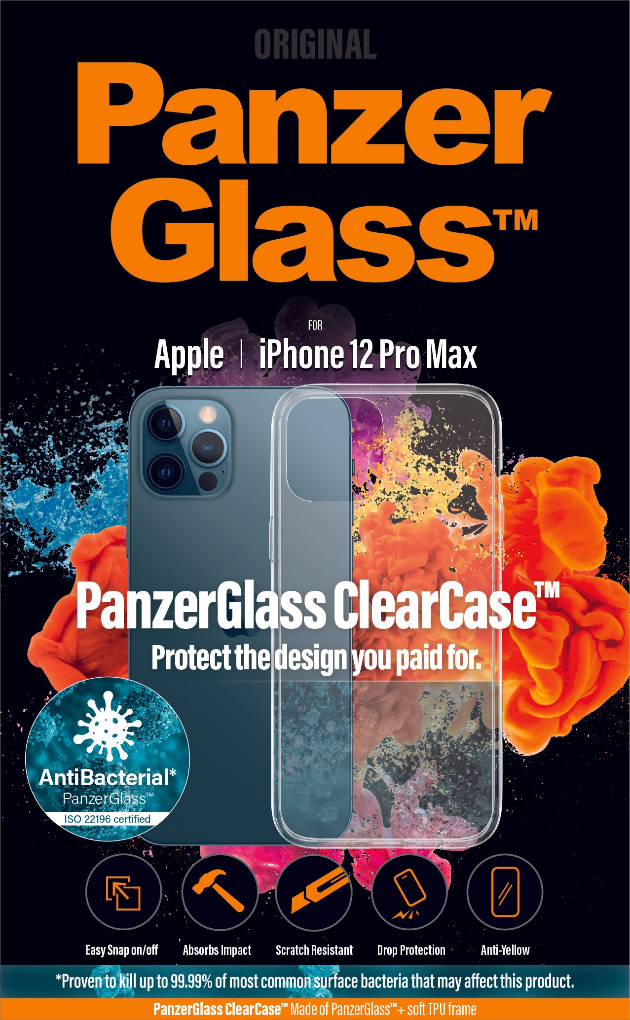 PanzerGlass ClearCase for iPhone 12 Pro Max