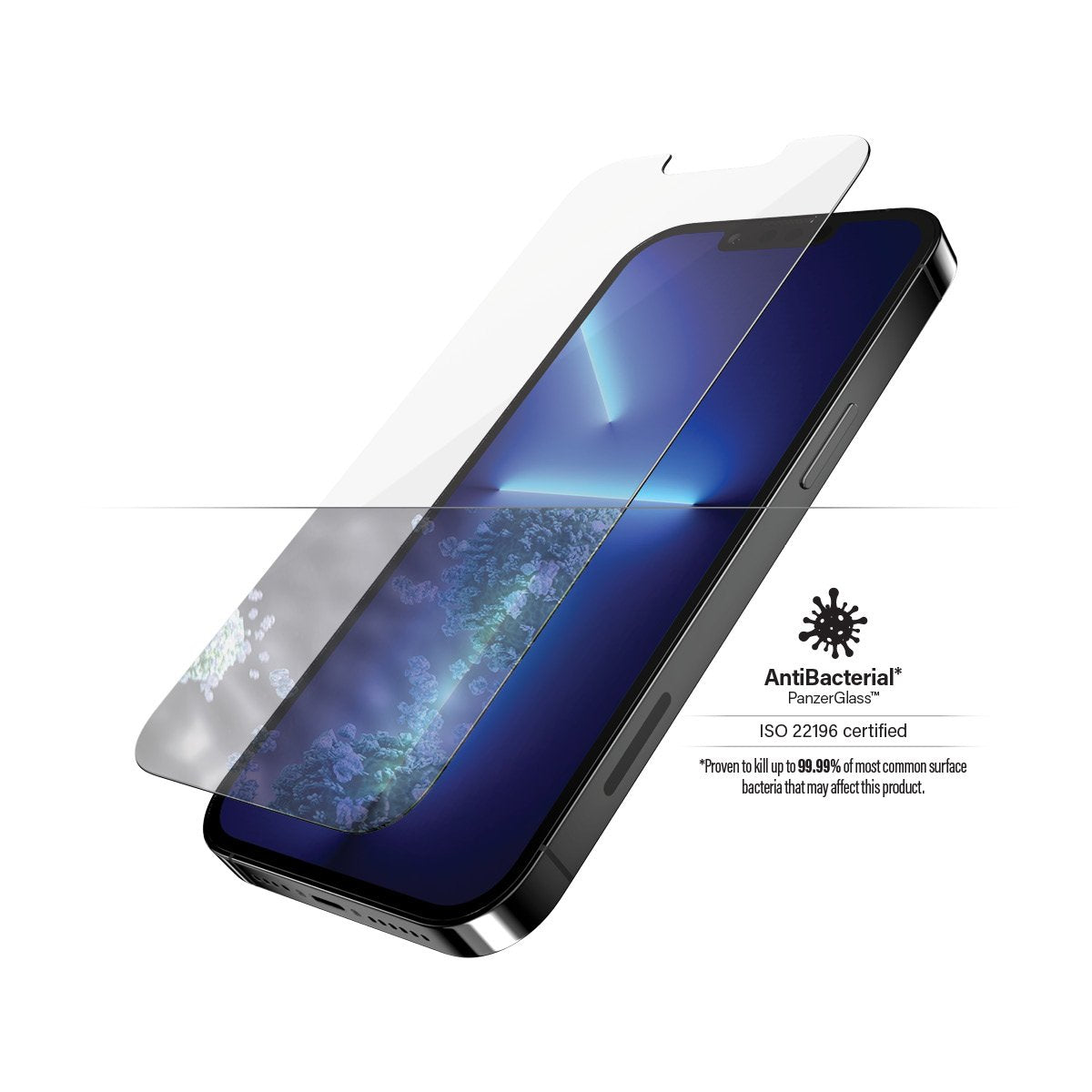 PanzerGlass iPhone 13 Pro Max AntiBacterial Screen Protector