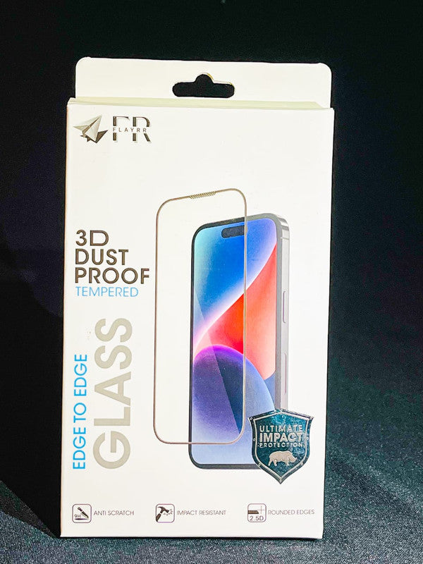 Flayrr Edge to Edge 3D Smooth Tempered Glass for iPhone 14 Pro - Transparent