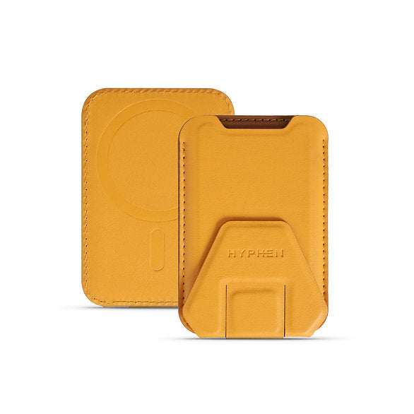 HYPHEN MagSafe Wallet - Card Holder with Stand - Orange