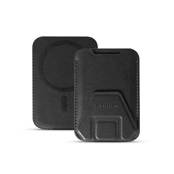 HYPHEN MagSafe Wallet - Card Holder with Stand - Black