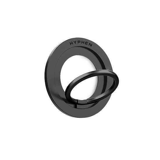 HYPHEN Magnetic Phone Ring Holdera And Stand- Bl