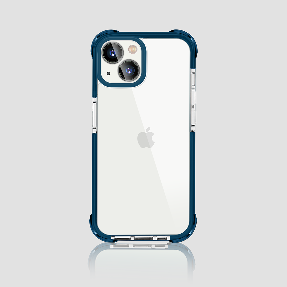 GRIPP EVO Case for iPhone 14 Plus (6.7)  - Blue (Transparent Back)