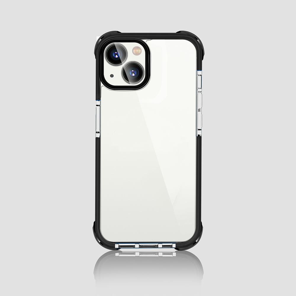 Gripp EVO Case for Apple iPhone 14 Plus (6.7) - Black (Transparent Back)