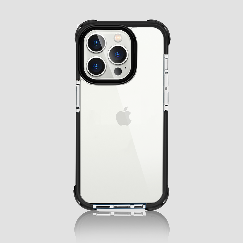 Gripp EVO Case for iPhone 14 Pro (6.1) - Blue/Black (Transparent Back)