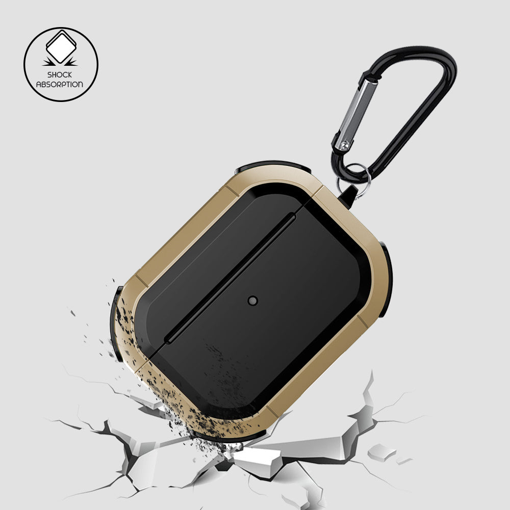 GRIPP Armor case + Keyring Hook for Airpods Pro - Brown